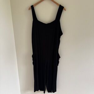 Eileen Fisher Black Jersey Jumpsuit 2X